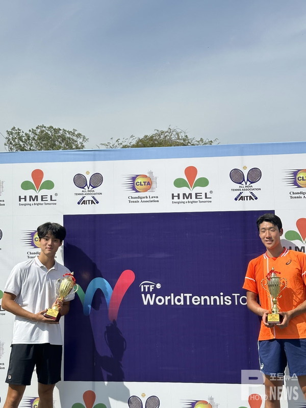 안성시청 장윤석, ITF 찬디가르 대회 복식 우승 쾌거